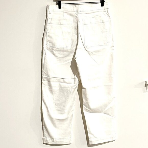 NWT Everlane The Straight-Leg Crop in Bone - Size 14 - Picture 8 of 11